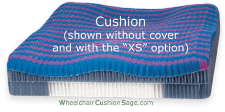  Stimulite Contoured Wheelchair Cushion 